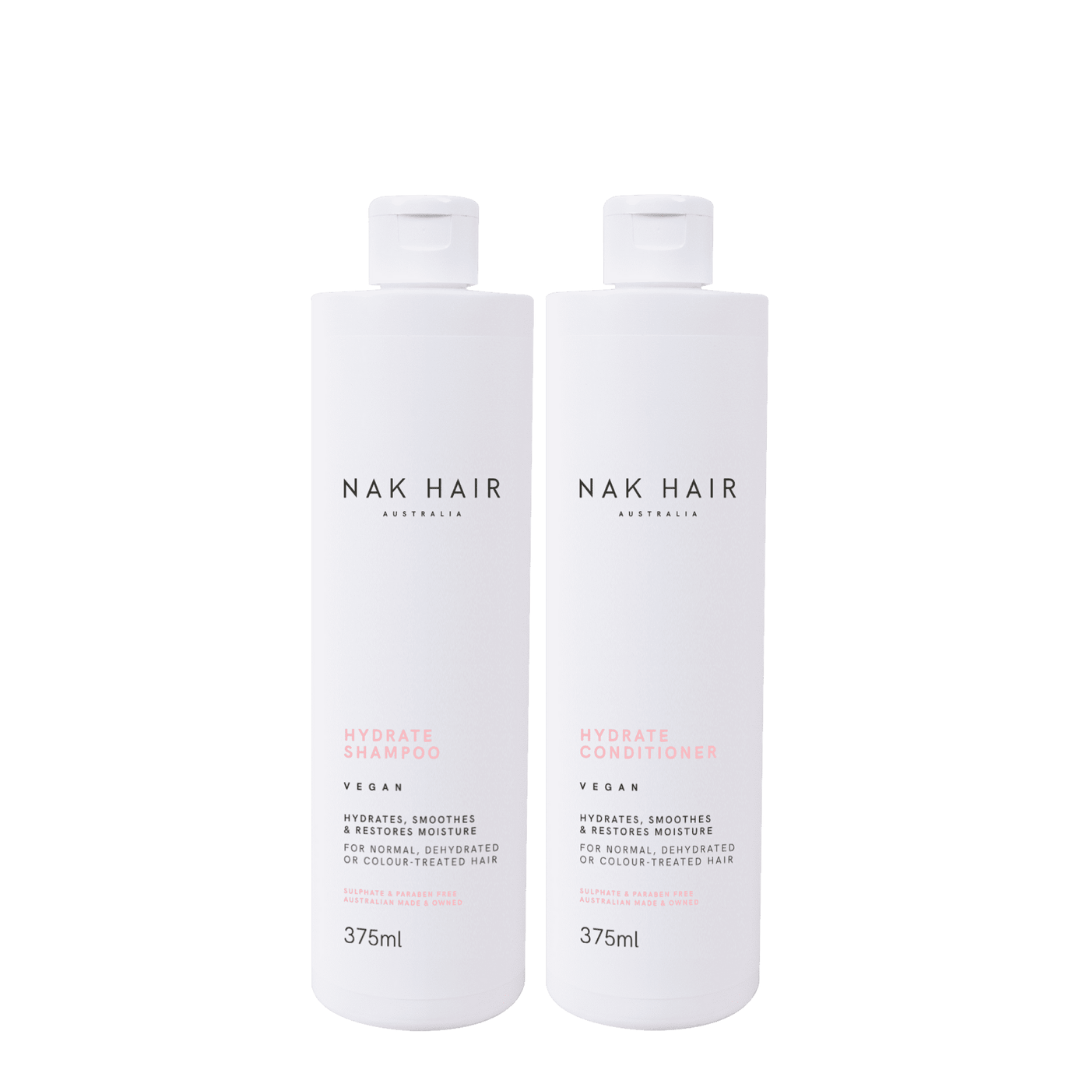 Nak Hydrate Shampoo and Conditioner 375ml Duo