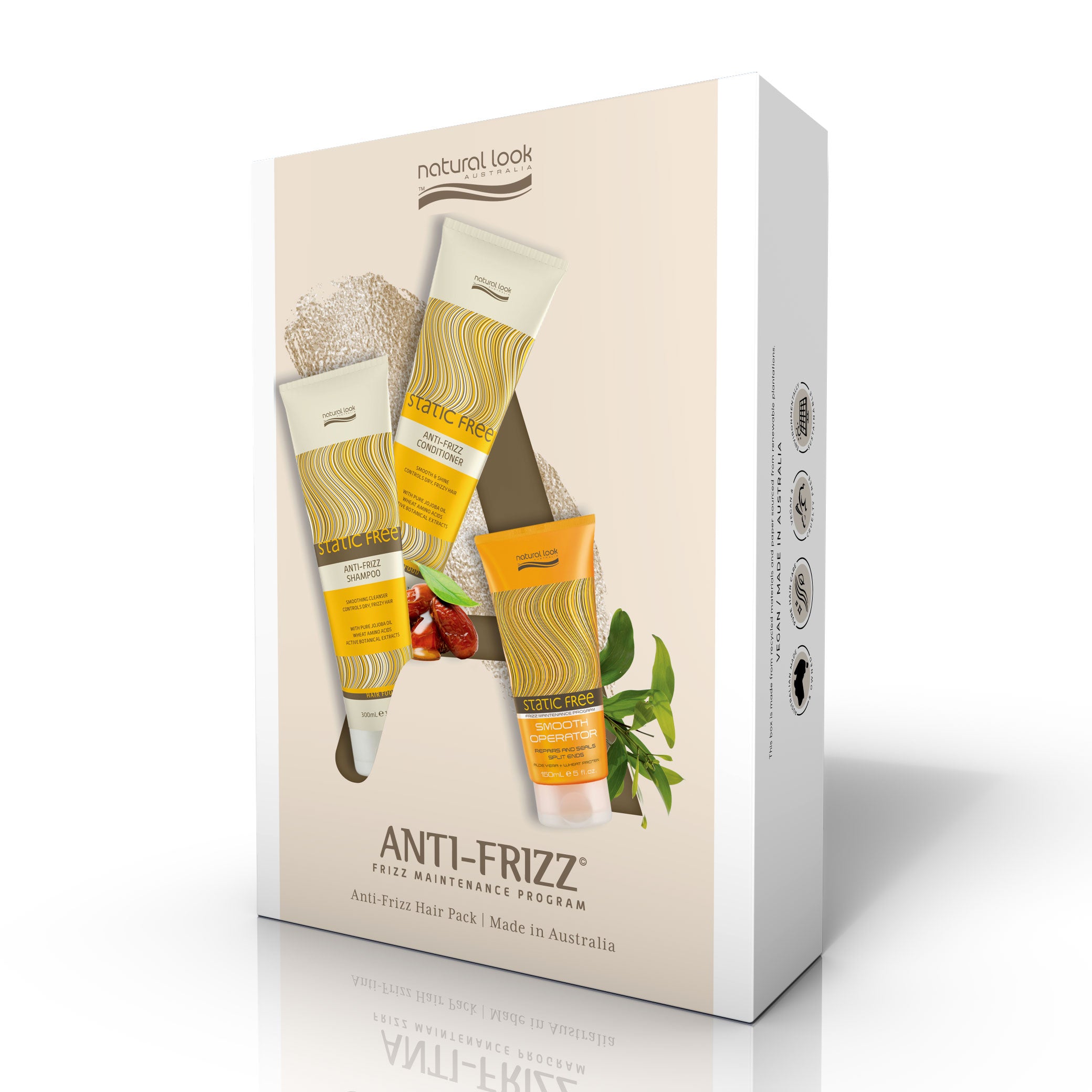 Natural Look Static Free Anti Frizz Gift Pack [DEL]