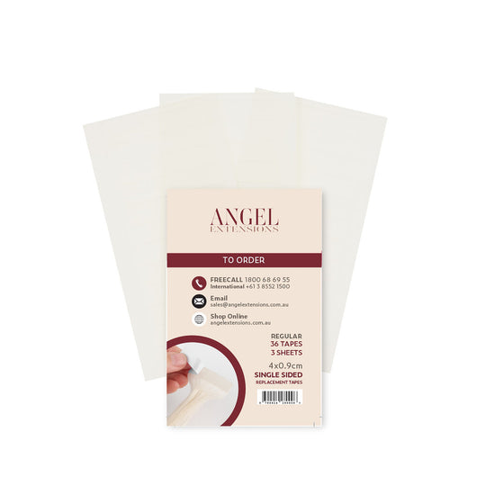 Angel Single Sided Replacement Tapes Regular Size 4x0.9cm 36pk