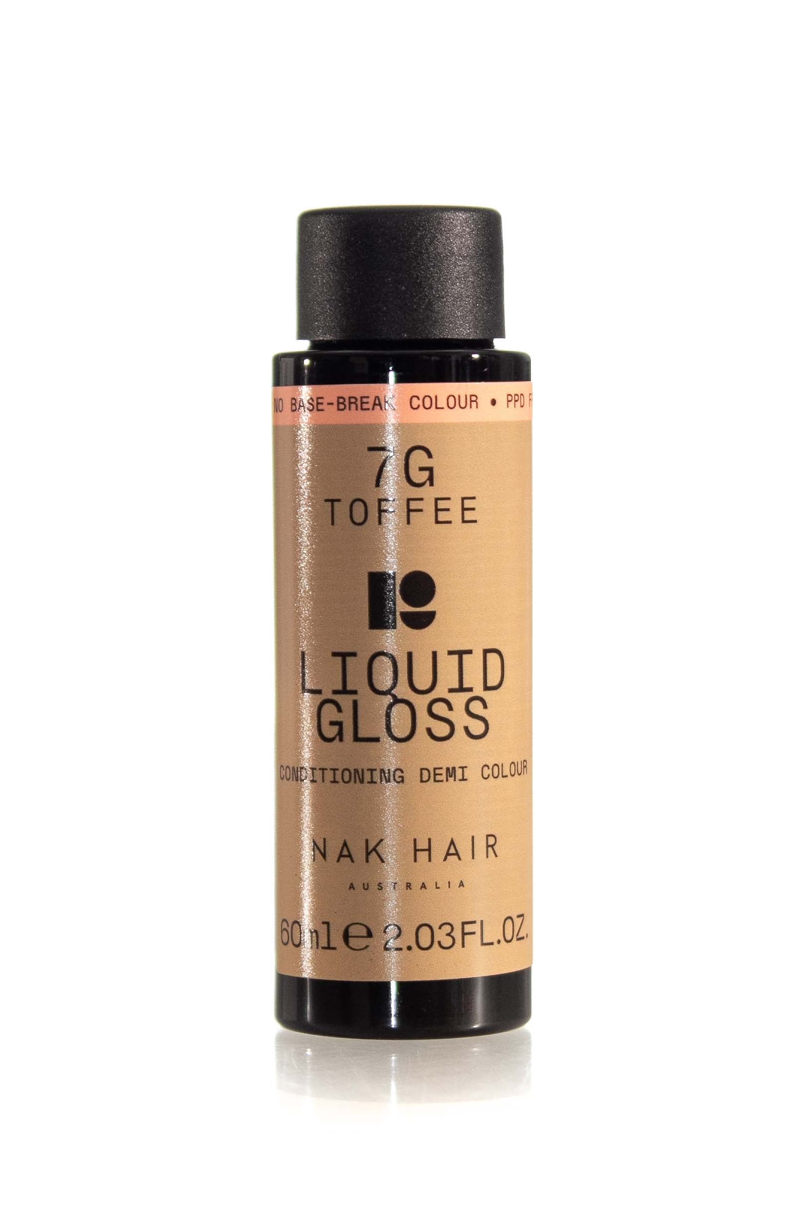 NAK Liquid Gloss Toffee 60ml - 7G Medium Blonde Gold