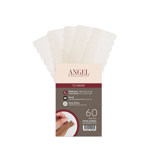 Angel Replacement Tapes Extra Strong Regular Size: 4x0.9cm 60pk