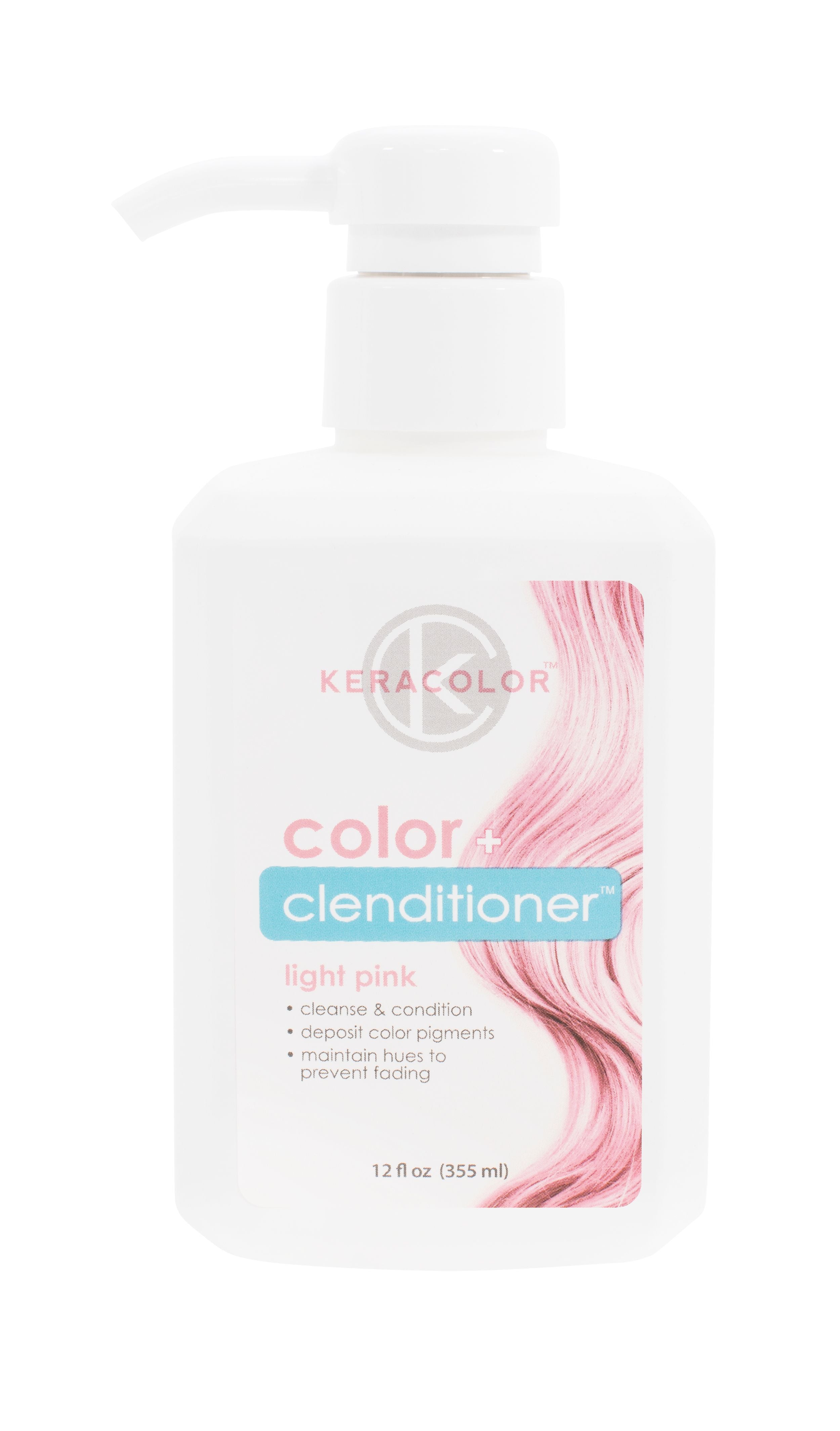 Keracolor Colour + Clenditioner Light Pink - 355ml