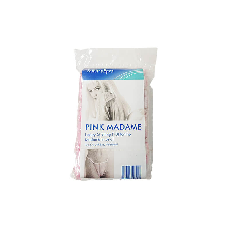 Salon & Spa PINK MADAME G-STRING thick and lacy 10pk
