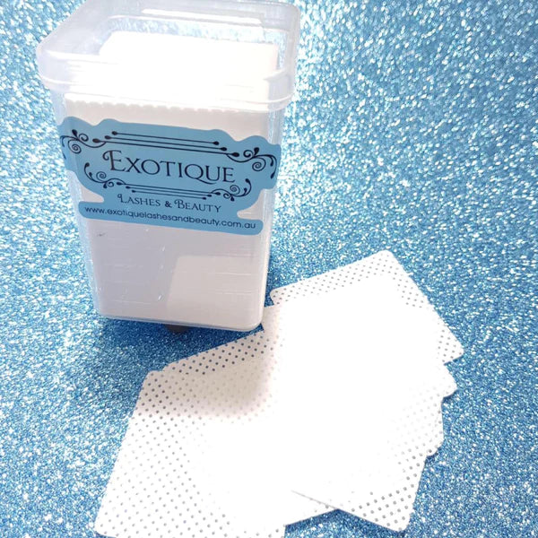 exotic lint free wipes pack of 50 white