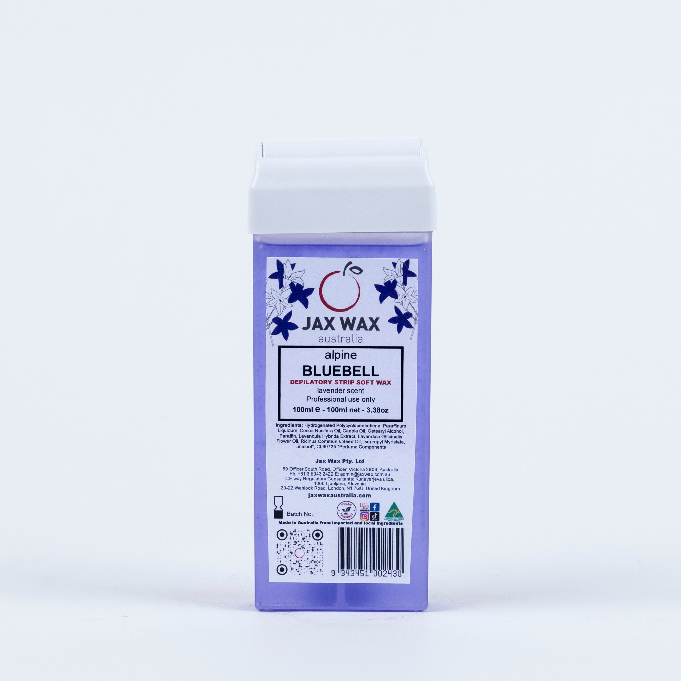 Jax Wax Alpine Bluebell with roller 100ml