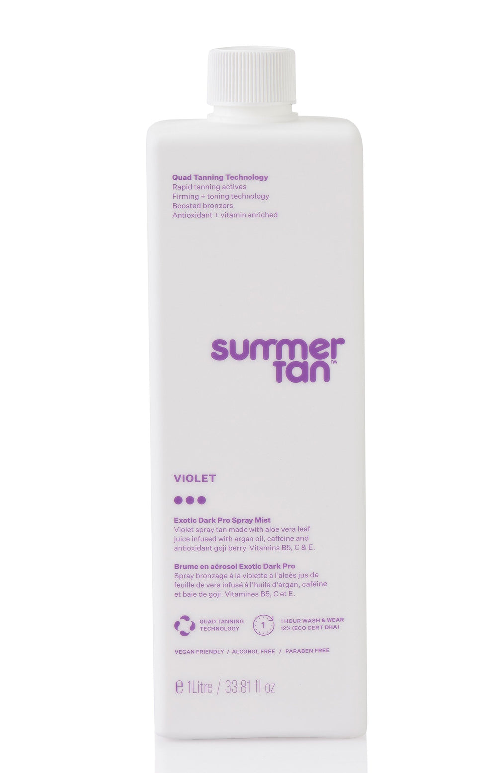Summer Tan Professional Violet Exotic 12% Spray Mist  Dark 1 Litre