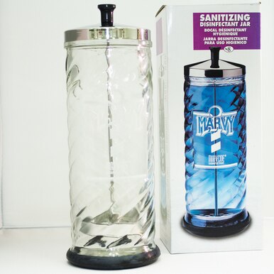 MARVY #8  1200ml Glass - 26cmx9cm, s/steel basket