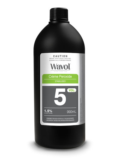 Wavol 5 Vol 1.5% Creme Peroxide 990ml