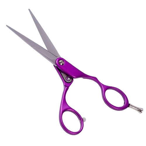 Iceman 5.5" Cool Purple Scissors - Hand Honed Blades