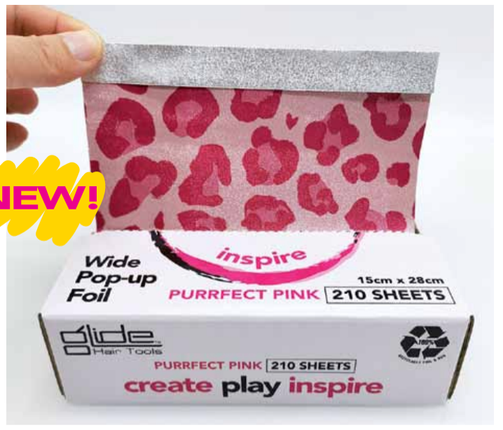 Glide Create Play Inspire Purrfect Pink Pop-Up Foil 15cm x 28cm 210 sheets