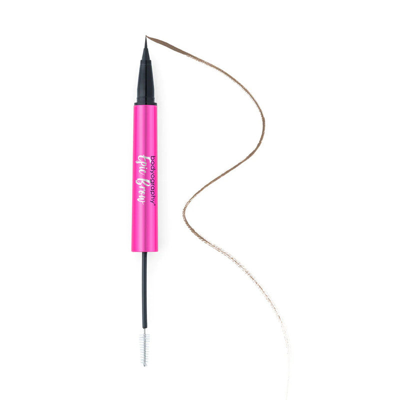 Bodyography Epic Brow Clear Brow Gel & Brow Definer - Ash