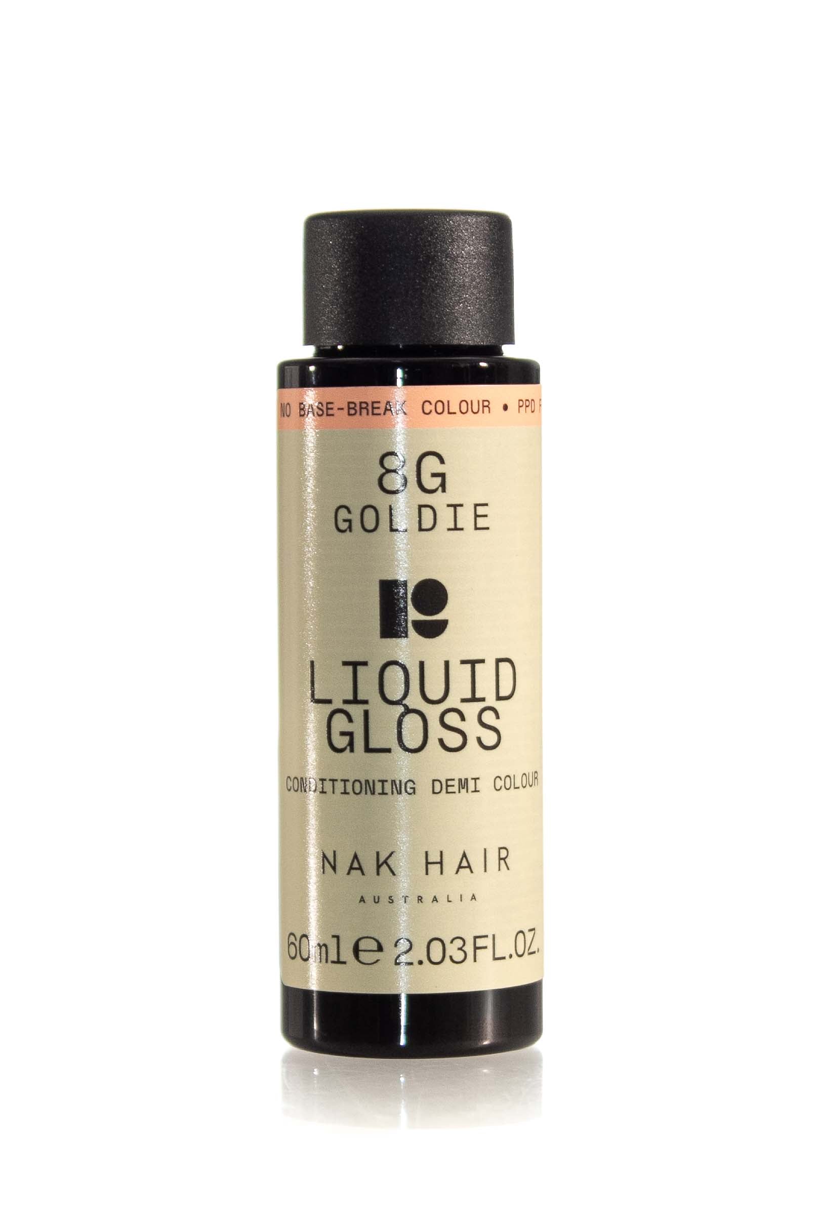 NAK Liquid Gloss Goldie 60ml - 8G Light Blonde Gold