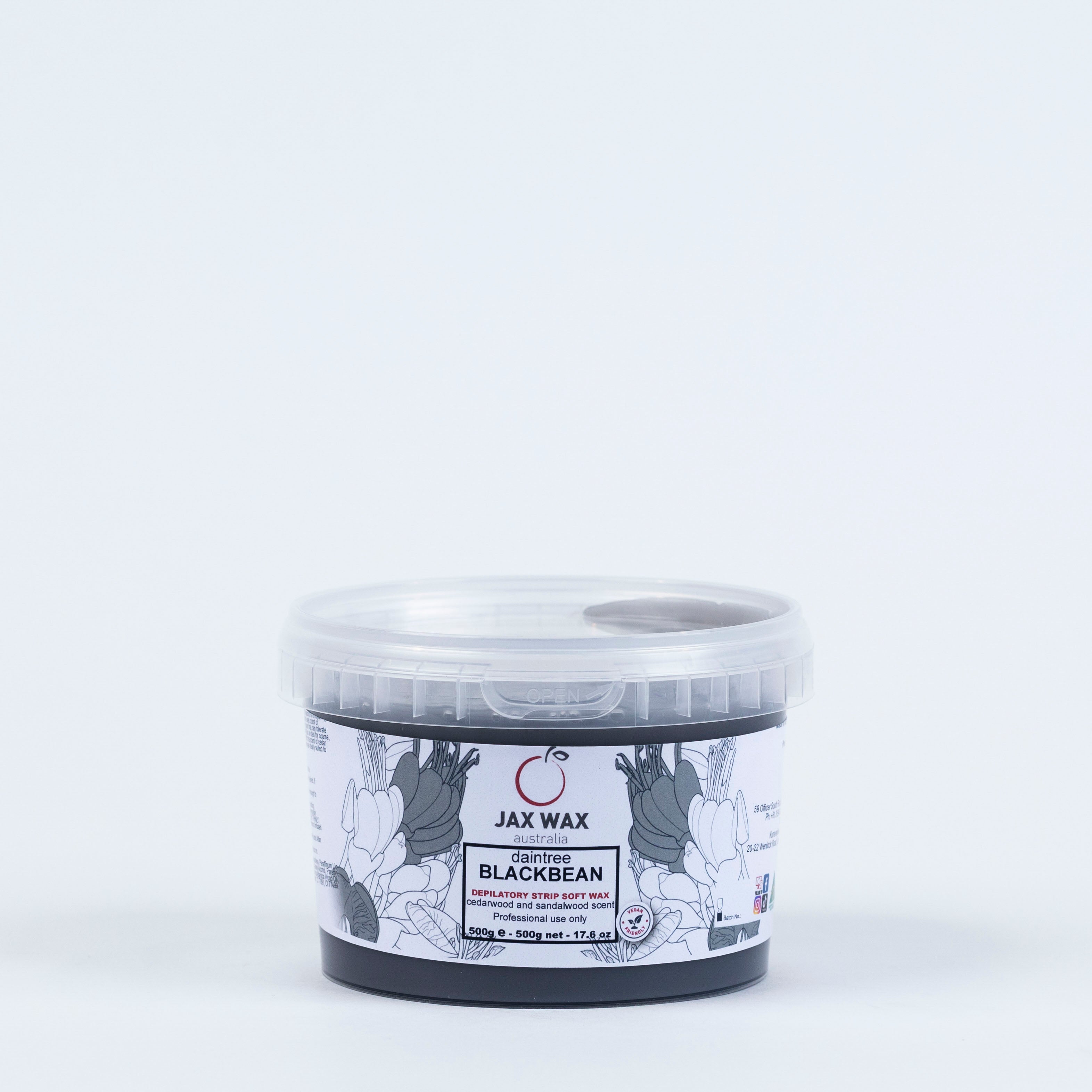 Jax Wax Daintree Blackbean Strip Wax 500gm