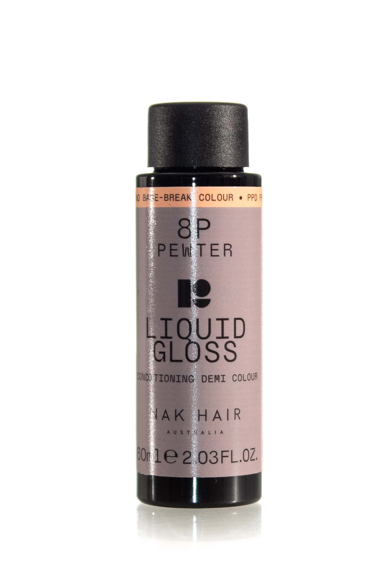 NAK Liquid Gloss Pewter 60ml - 8P Light Blonde Silver Violet