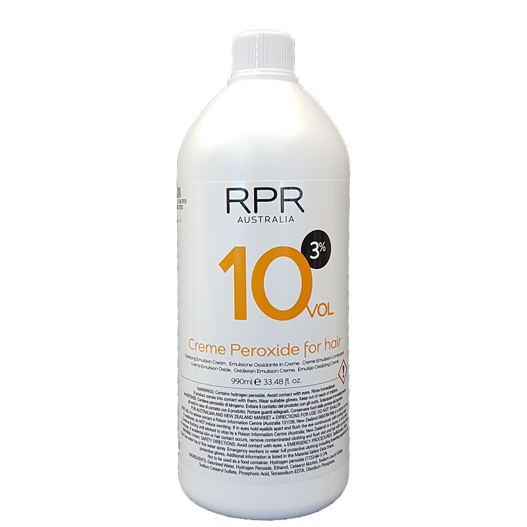 RPR Hair Care 10 Vol Creme Peroxide (3%) 1 Litre