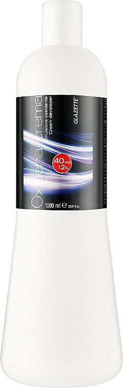 Glazette 3D Oxigena Crema - Oxidising Emulsion - 40 Vol 1L