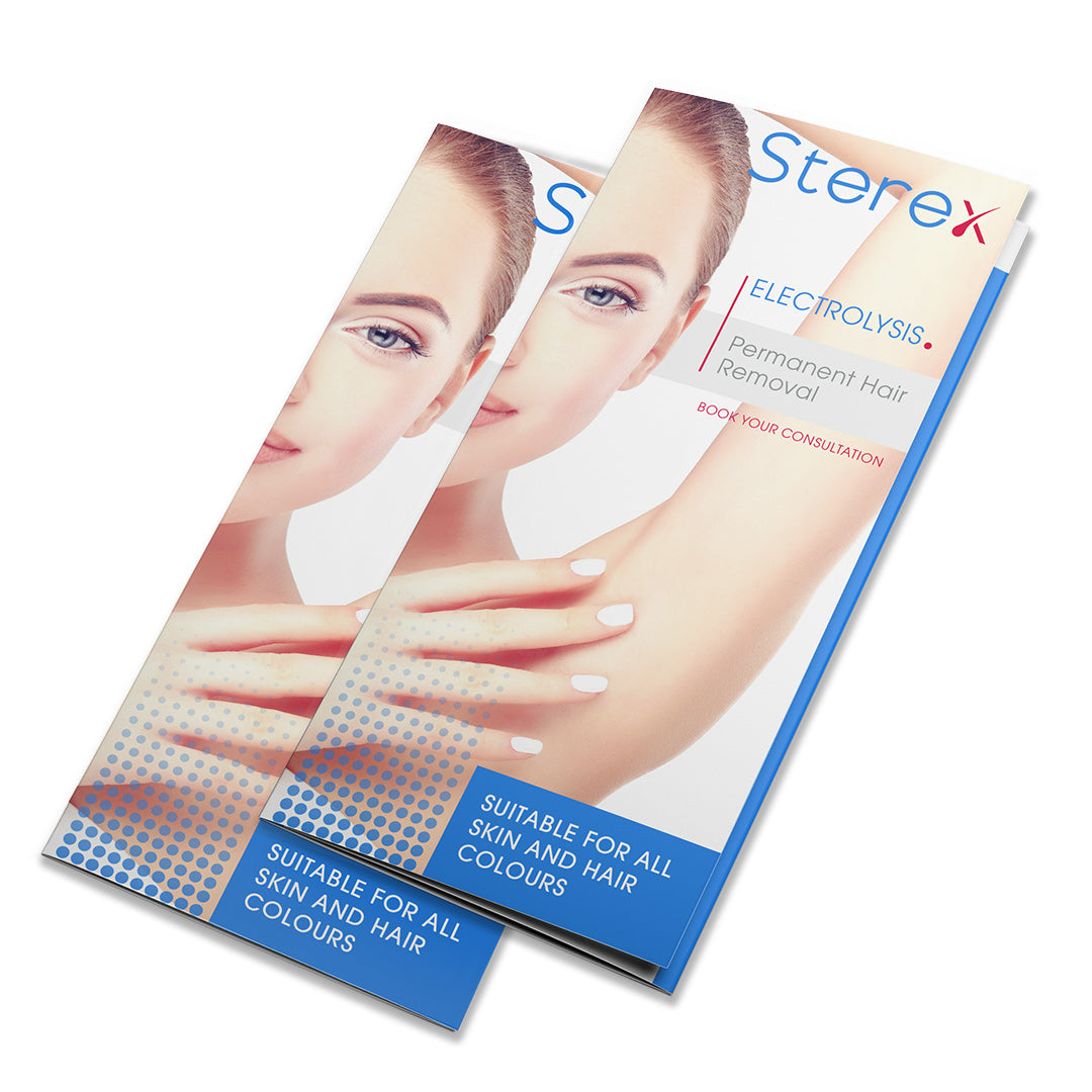 Sterex Leaflets Elecrolysis for clients 25 pack