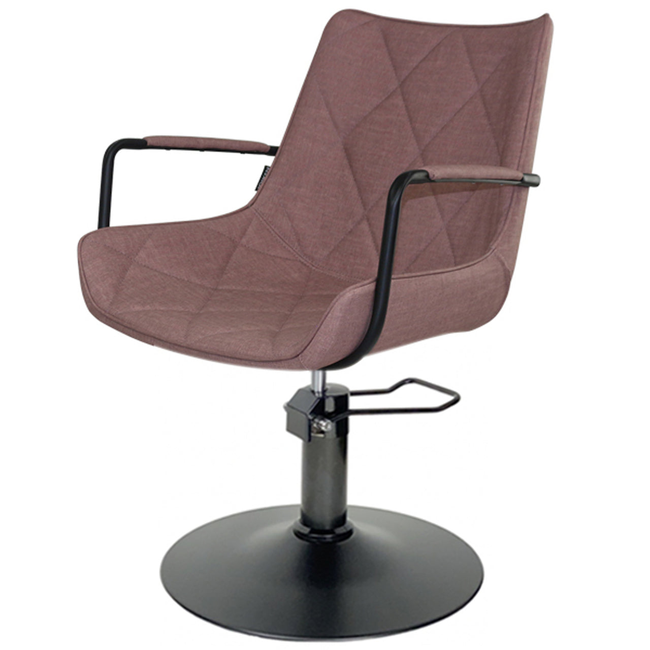 Taylor - BLACK Disc Hydraulic Dusty Pink Upholstery