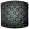 AMW Heat Mat non-slip surface with suction feet 19 x 19cm - Black