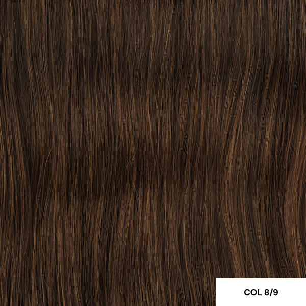 Angel Seamless 10 Piece Clip-In Set 20”/50cm 8/9 CHOCOLATE BROWN