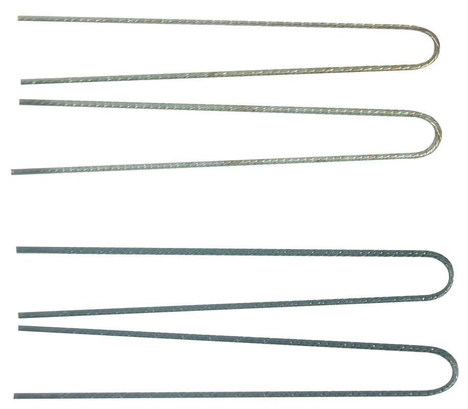 555 Pins 2 inch RIPPLE (ONI) BRONZE COLOUR 100g CLEAR CASE