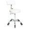 Sprint - Chrome Base - (White Upholstery) With
CLICK'NCLEAN Castors