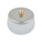 HAWLEY LARGE FROSTED DAPPEN DISH WITH METAL LID