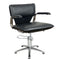 S1 Styling Chair - Hydraulic CHROME 5 Star Black Upholstery