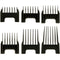 Wahl Beretto Attachment Comb Set sizes 1,2,3,4,6,8. [DEL]