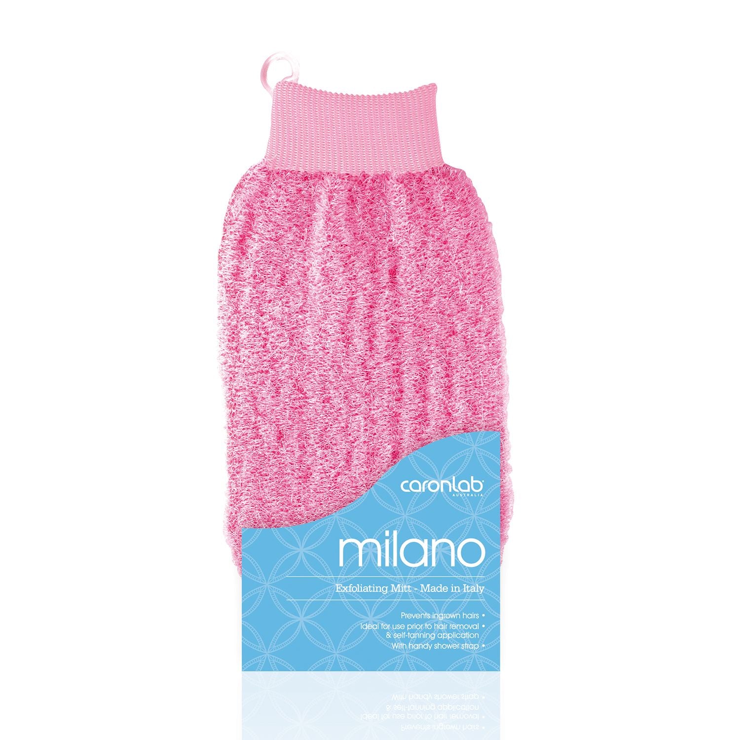 Caronlab Milano Massage Mitt - Pink