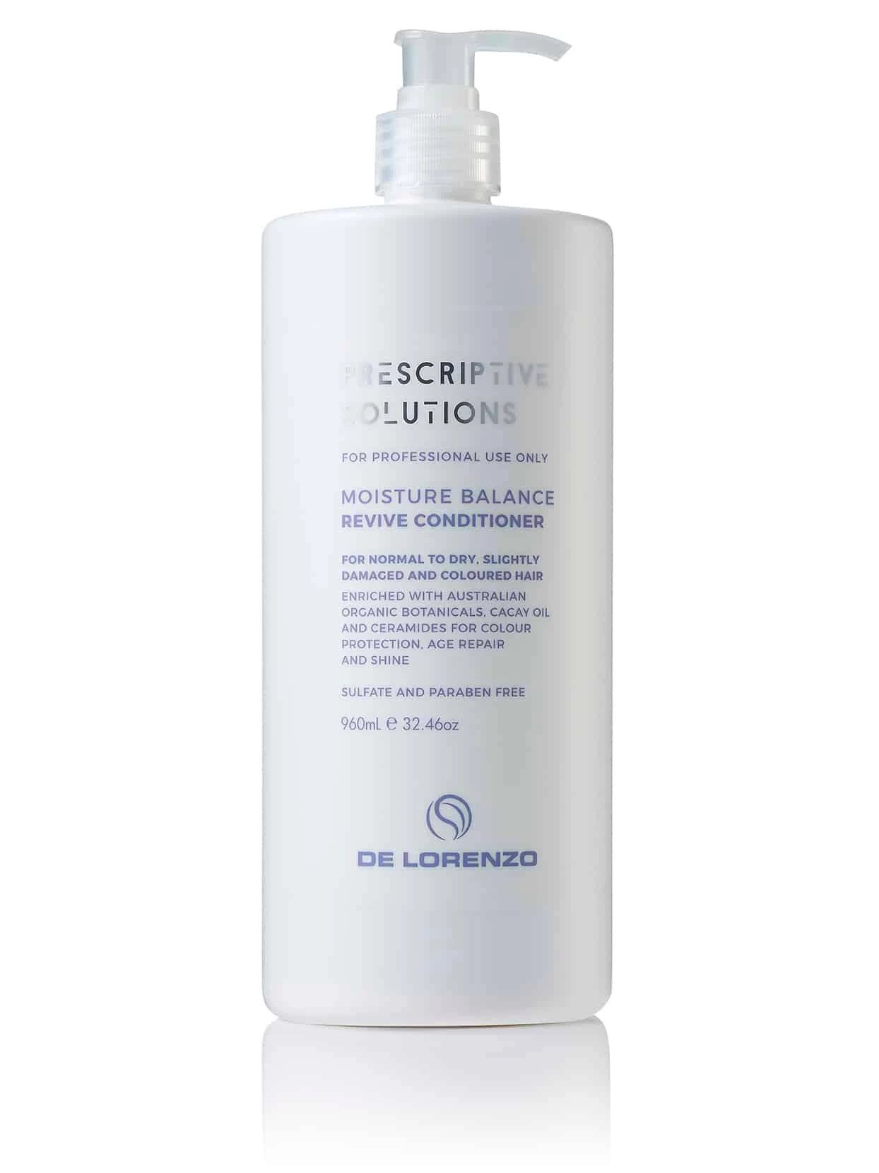 De Lorenzo Prescriptive Solutions Moisture Balance Revive Conditioner 960mL