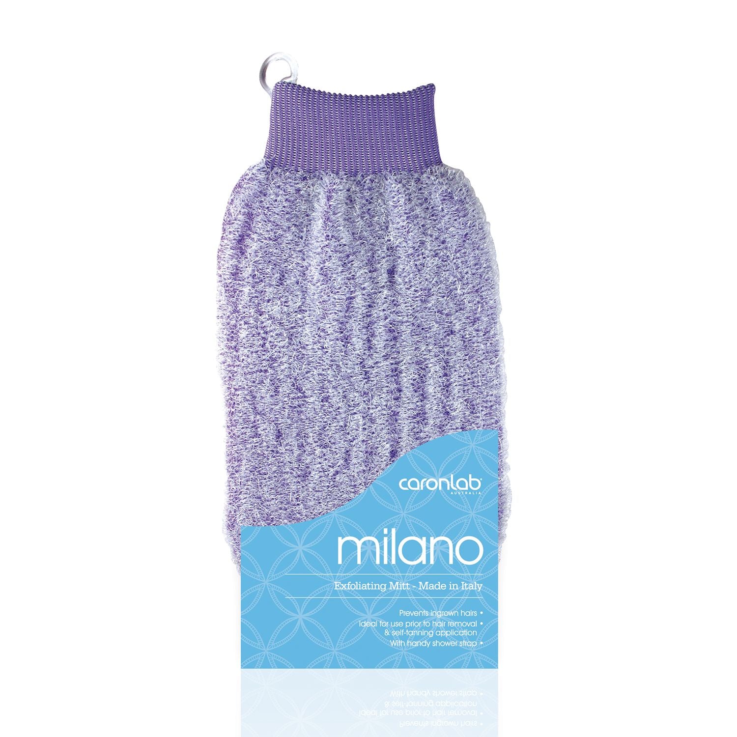 Caronlab Milano Massage Mitt - Violet