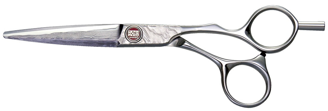 Kasho Damascus Series 6.5 Offset Scissor
