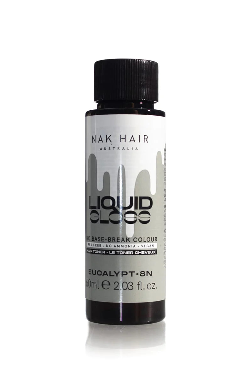 NAK Liquid Gloss Eucalypt 60ml - 8N Light Blonde Natural