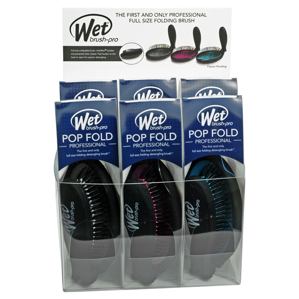 WetBrush Pro Pop Fold Display - 6pc