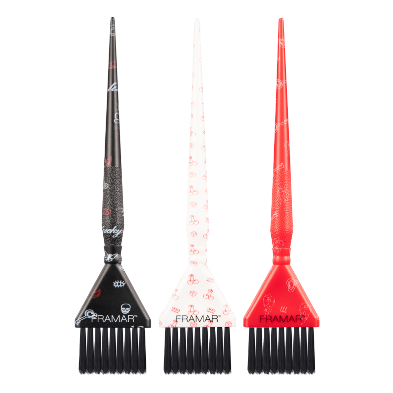 FRAMAR Get Lucky Triple Threat Color Brush Set