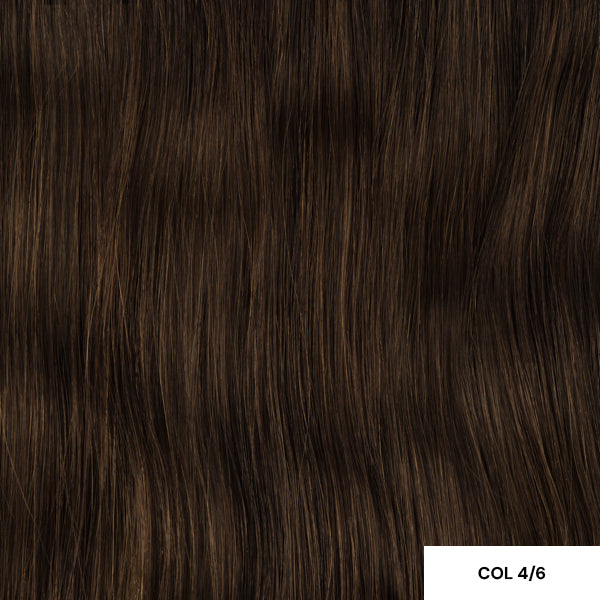 Angel Squiggle Clip-On Scrunchie 4/6 DARK BROWN