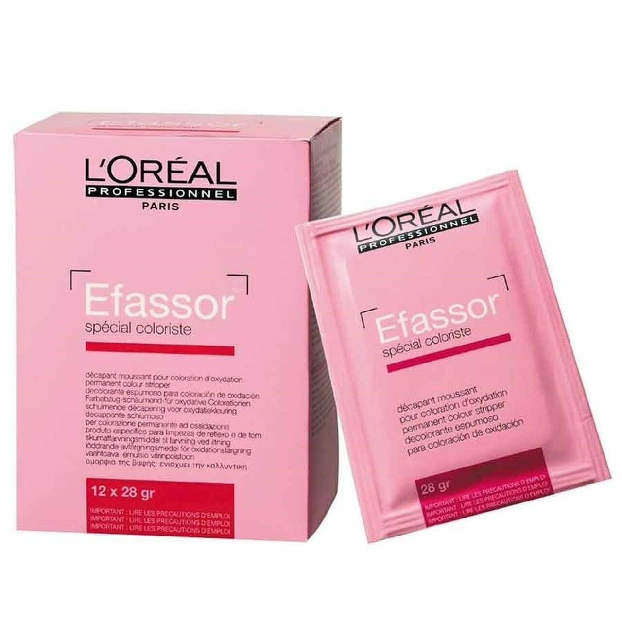 L'Oreal Efassor Sachets (Box of 12) 28g