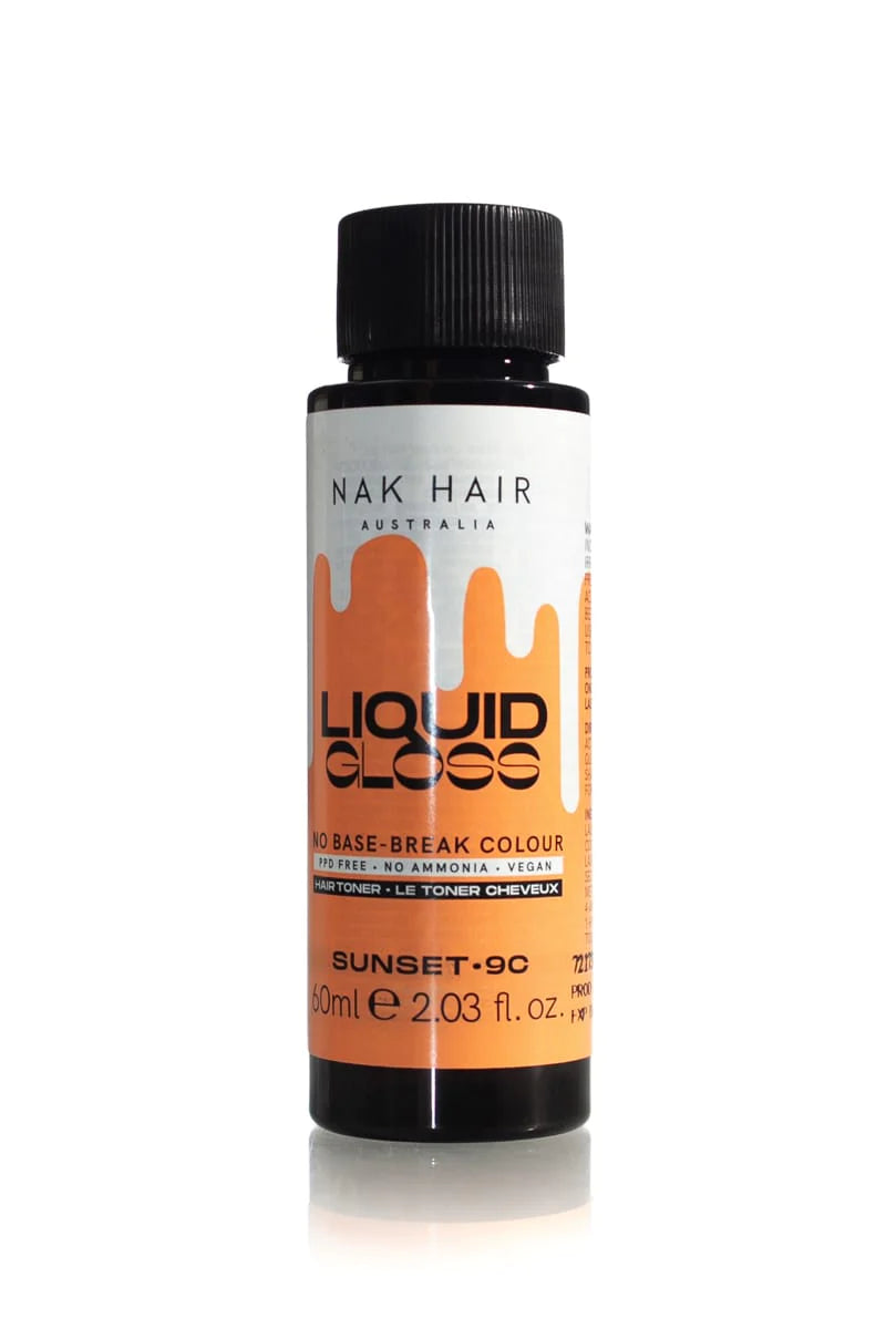 NAK Liquid Gloss Sunset 60ml - 9C Palest Blonde Copper