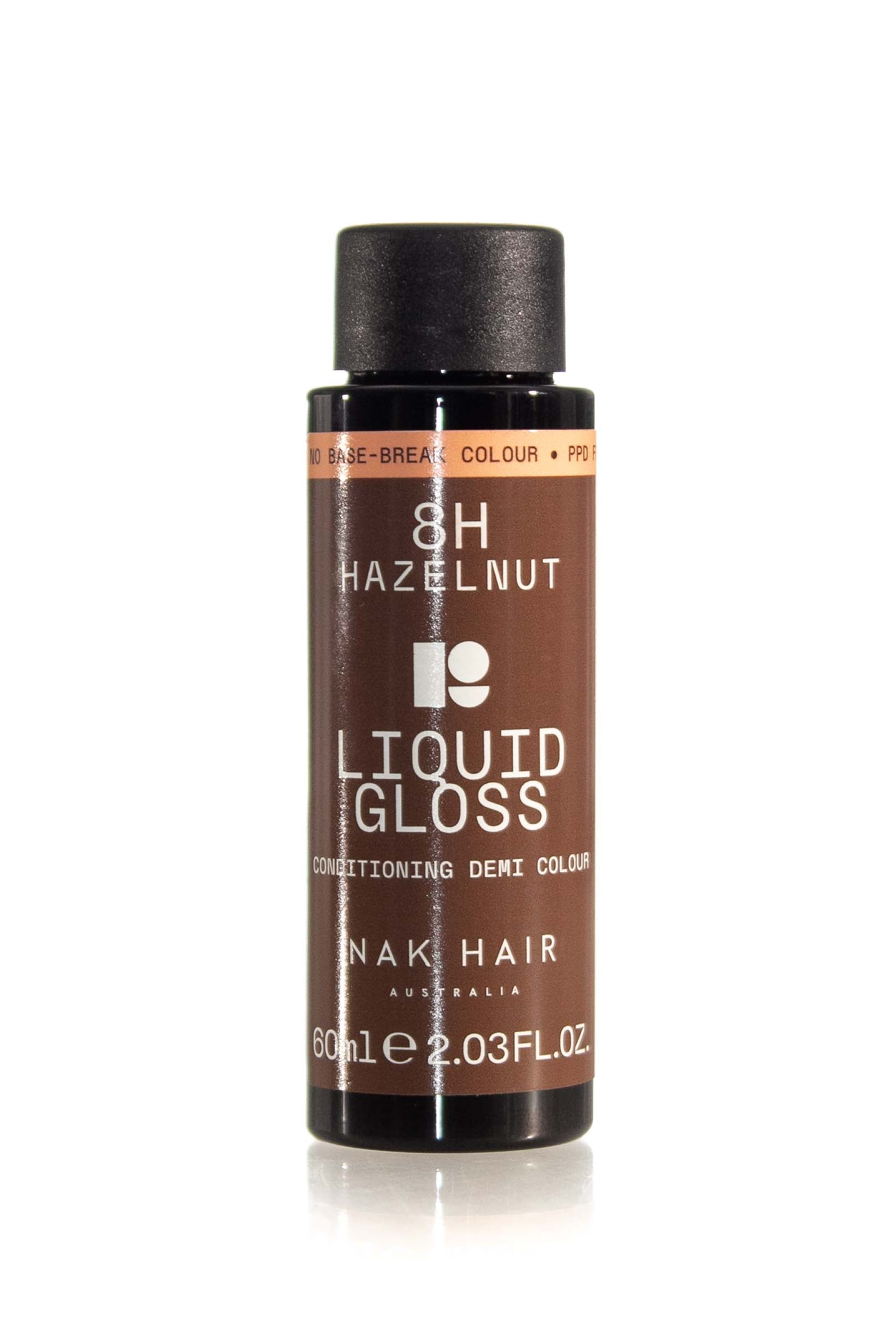 NAK Liquid Gloss Hazelnut 60ml - 8H Light Blonde Chestnut