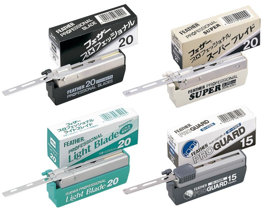 Feather Professional - Injector Blades, LIGHT cartridge of 20