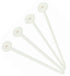 AMW Plastic roller pins white bag of 100