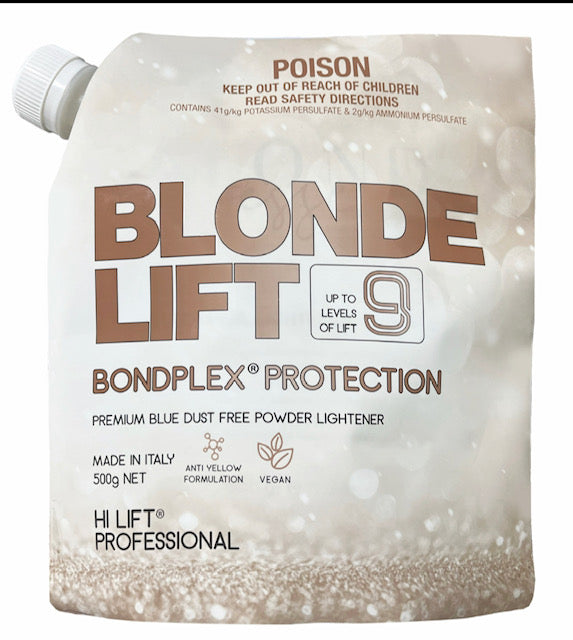 Hi Lift BLONDE Lift Bondplex Lightener up to 9 levels of lift 500g