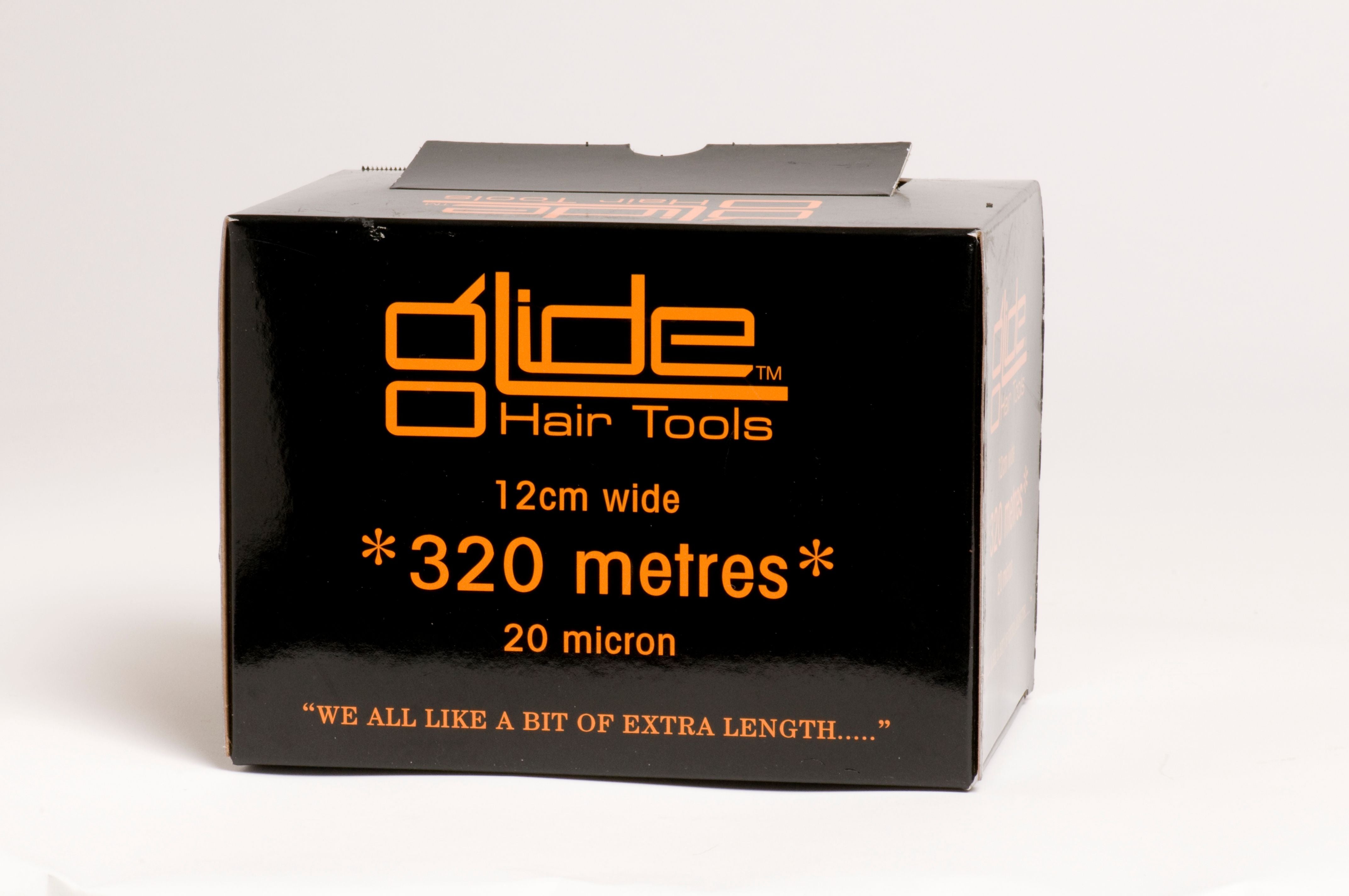 Glide 20 micron 12cm wide 320m Foil Roll