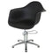 Erica Styling Chair Black - CHROME 5 Star Hydraulic