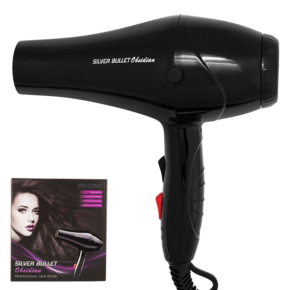 Silver Bullet Obsidian Dryer 2000W - Black