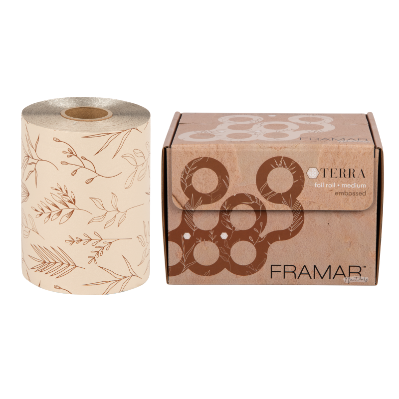 FRAMAR Terra Embossed Roll -12.7cm x 97.5mtr