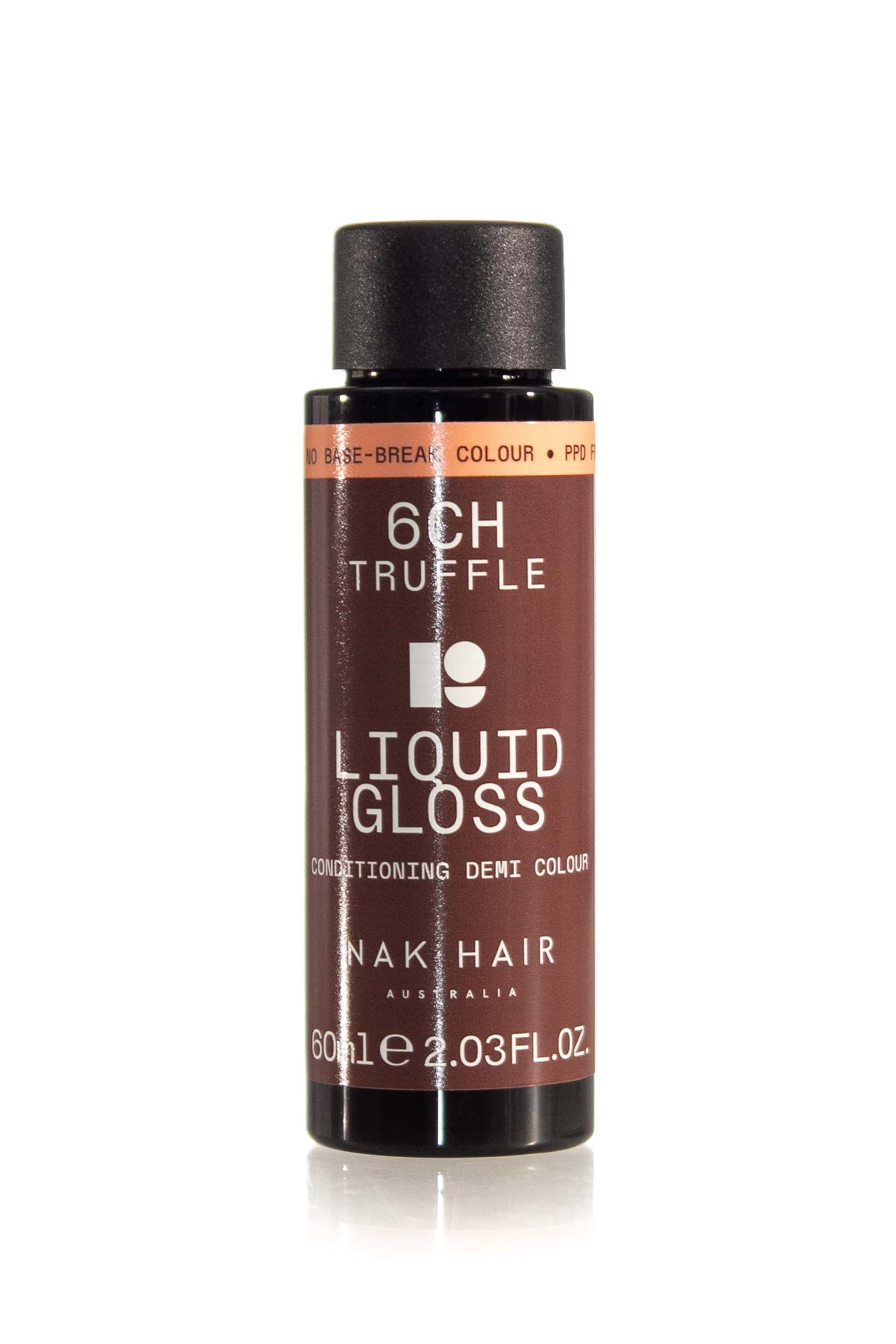 NAK Liquid Gloss Truffle 60ml - 6CH Dark Blonde Chestnut