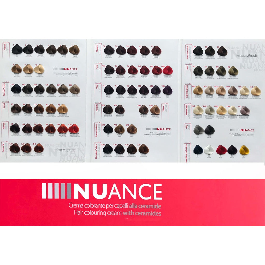 NUANCE COLOUR CHART