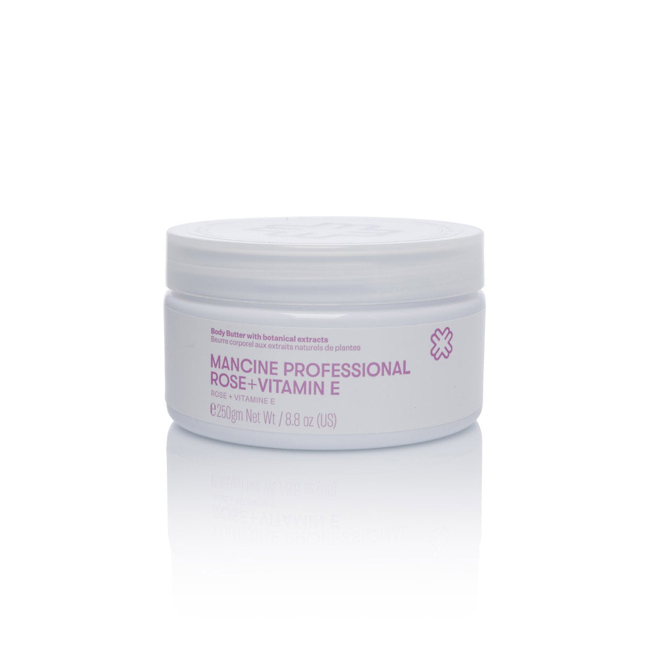 Mancine Body Butter: Rose & Vitamin E 250gm [DEL]